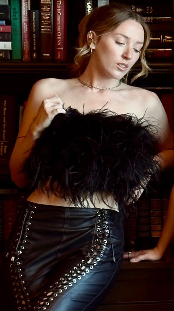 Lamarque Feather Top / Black
