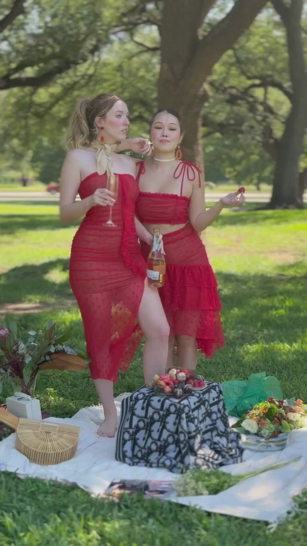 Majorelle Red Dress